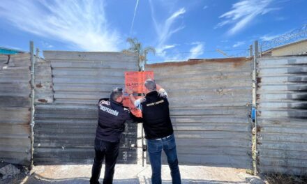 Clausura Gobierno Municipal de Tijuana establecimiento irregular en la colonia Jardín Dorado