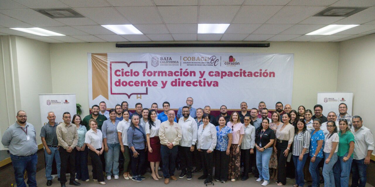 INICIA SEMANA DE PLANEACIÓN, EVALUACIÓN E INSTRUMENTACIÓN DIDÁCTICA EN COBACH BC