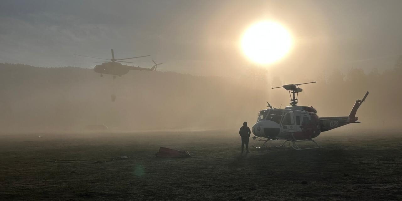 ACTUALIZA PROTECCIÓN CIVIL ESTATAL SOBRE AVANCES EN EL COMBATE AL INCENDIO FORESTAL EN SAN PEDRO MÁRTIR