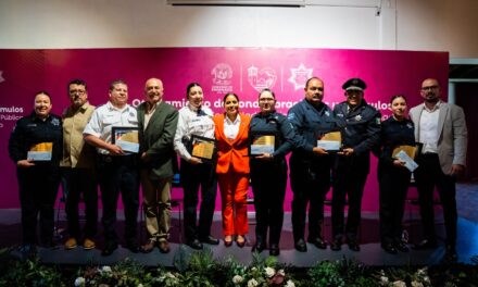 Reconoce gobierno de Claudia Agatón a 29 policías municipales