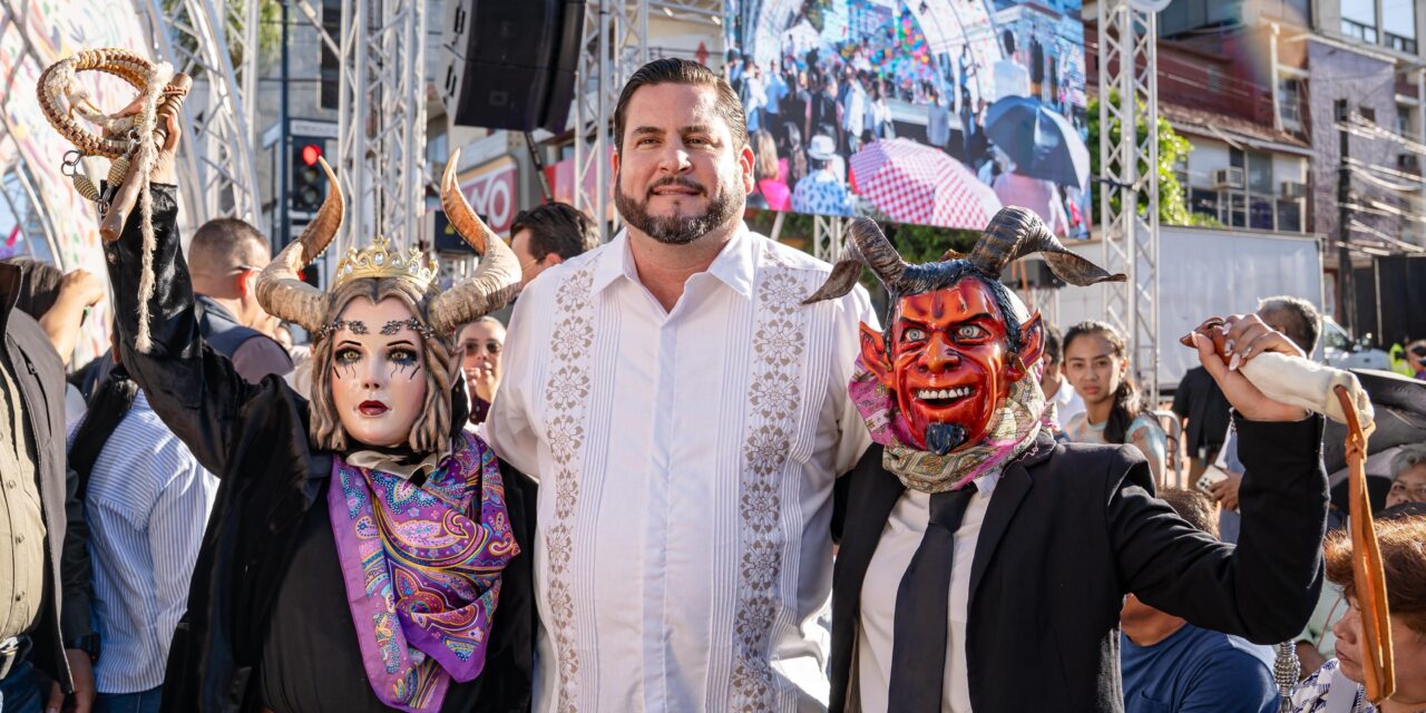 Inaugura Ismael Burgueño el Festival Binacional en Representación de la Guelaguetza 2025 en Tijuana