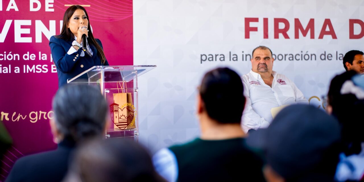 Firma Gobierno de Ensenada convenio de colaboración con IMSS-Bienestar