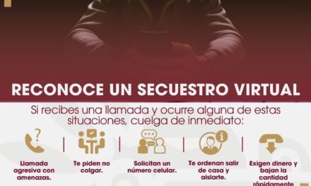 Emite SSPCM recomendaciones para prevenir el secuestro virtual
