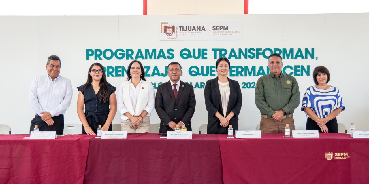 Arranca XXV Ayuntamiento de Tijuana ciclo escolar 2025-2026 en 14 escuelas municipales
