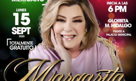 Invita Gobierno Municipal a celebrar la Independencia de México con Margarita ‘La Diosa de la Cumbia’