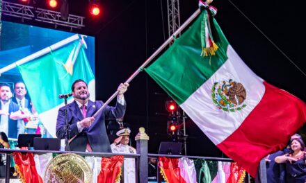 Encabeza Ismael Burgueño Ruiz Ceremonia del CCXV Aniversario del Grito de Independencia