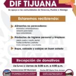 Se suma Gobierno Municipal con centros de acopio en apoyo a familias afectadas por lluvias en el país
