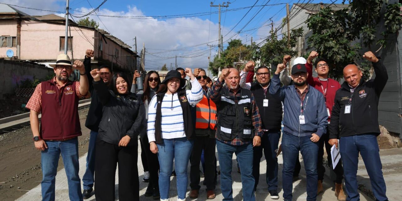 Refuerza Gobierno Municipal infraestructura urbana en colonias de Tijuana