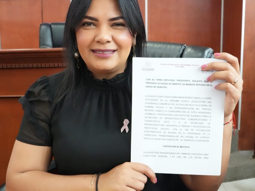 PIDE QUE INSTALEN CONTENEDORES DE BASURA EN UN ENTRONQUE DE LA TRANSPENINSULAR