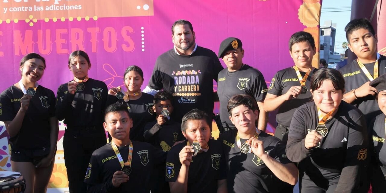 Encabeza Ismael Burgueño Ruiz ‘Rodada y Carrera por la Paz y contra las Adicciones’ en Tijuana