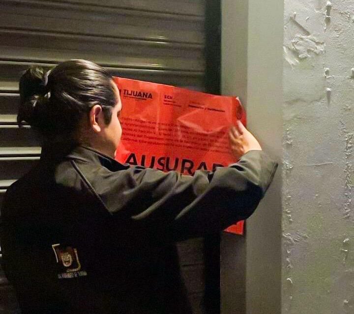 Clausura Gobierno de Tijuana restaurante-bar en el fraccionamiento Agua Caliente por permitir el ingreso de menores de edad en fiesta clandestina