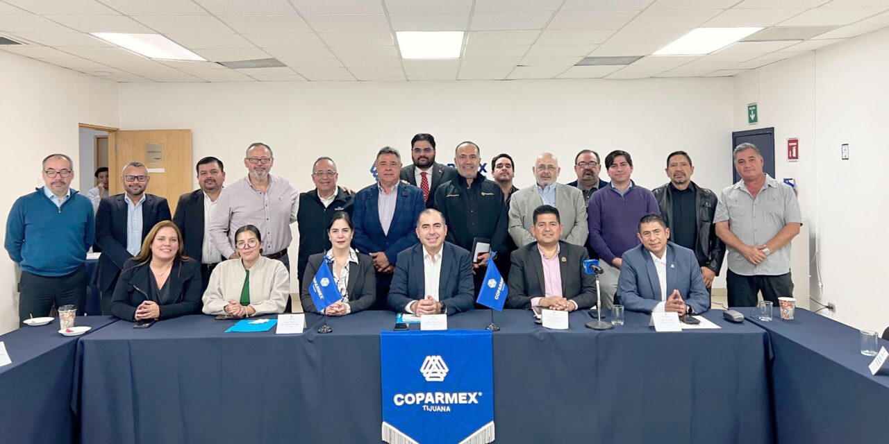 Presenta Secretaría de Movilidad avances y proyectos estratégicos ante Coparmex Tijuana