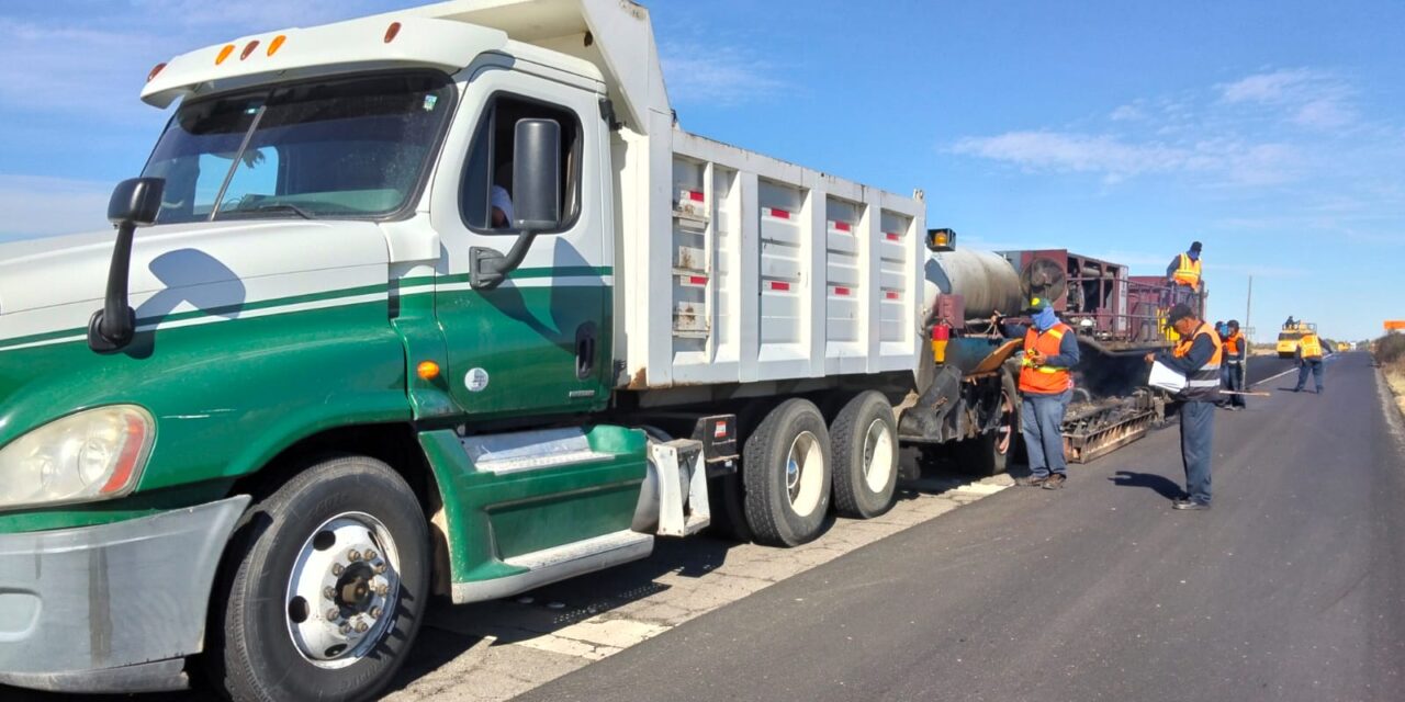 TRABAJA SIDURT EN LA REHABILITACIÓN DE LA CARRETERA ESTATAL #1 EN MEXICALI