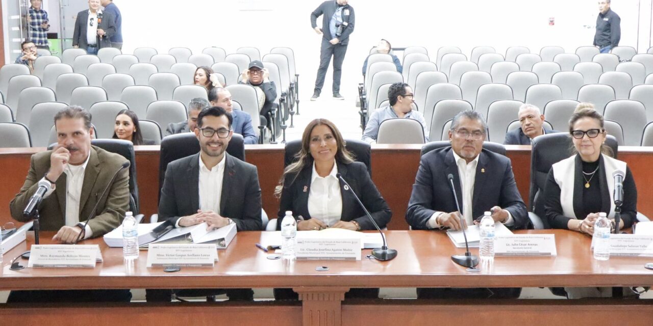 CONGRESO DEL ESTADO RECIBE PROPUESTA DE LEY DE INGRESOS 2026 DEL AYUNTAMIENTO DE ENSENADA