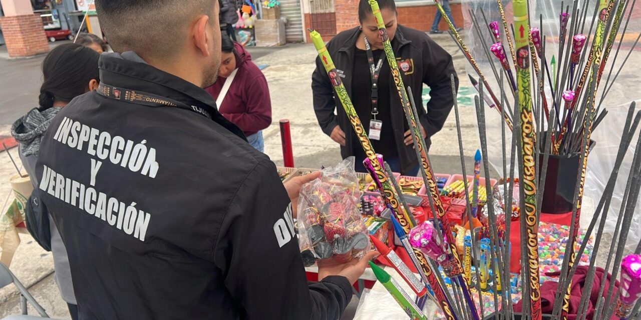 Mantiene Gobierno de Tijuana operativos permanentes contra la pirotecnia