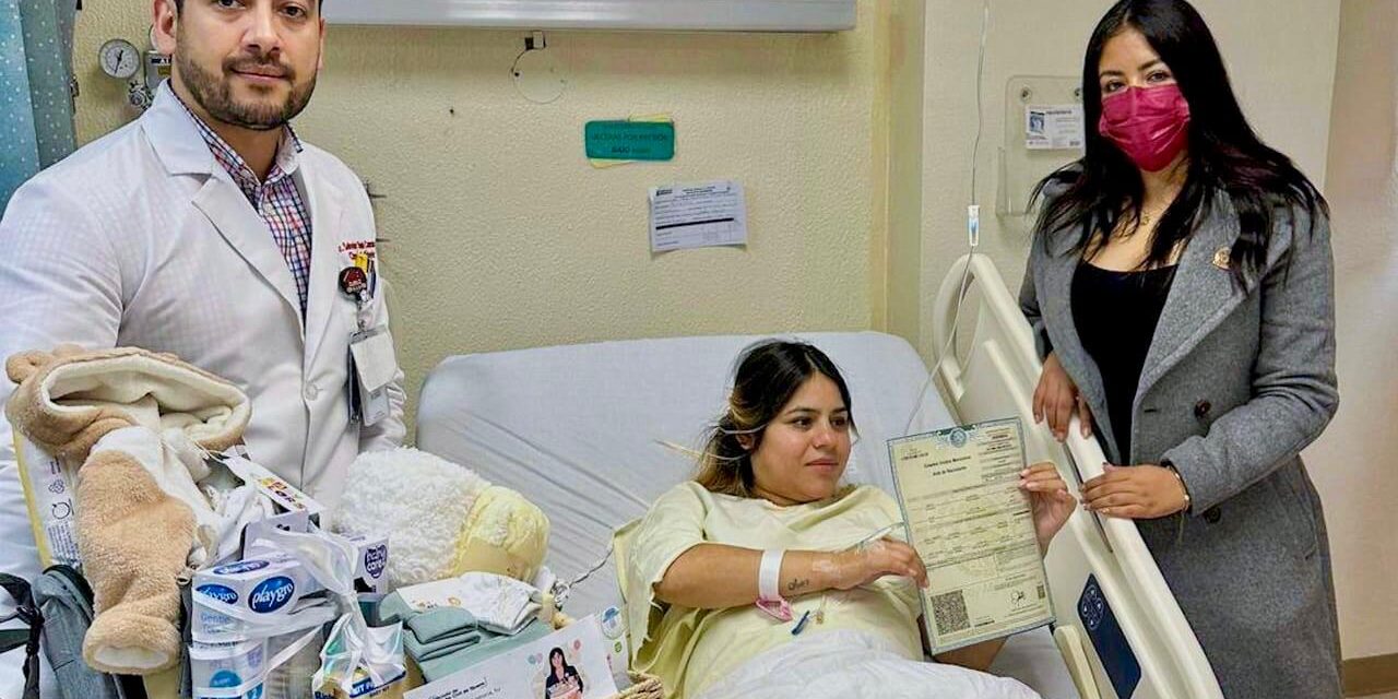 Da bienvenida Gobierno de Tijuana a los tres primeros bebés nacidos en 2026 con entrega de Actas de Nacimiento