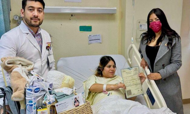 Da bienvenida Gobierno de Tijuana a los tres primeros bebés nacidos en 2026 con entrega de Actas de Nacimiento