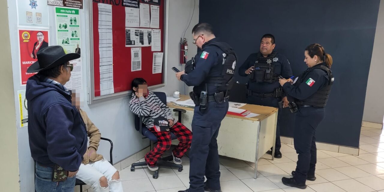 Localiza Policía Municipal de Tijuana a dos menores de edad extraviadas gracias a la activación del Botón Morado