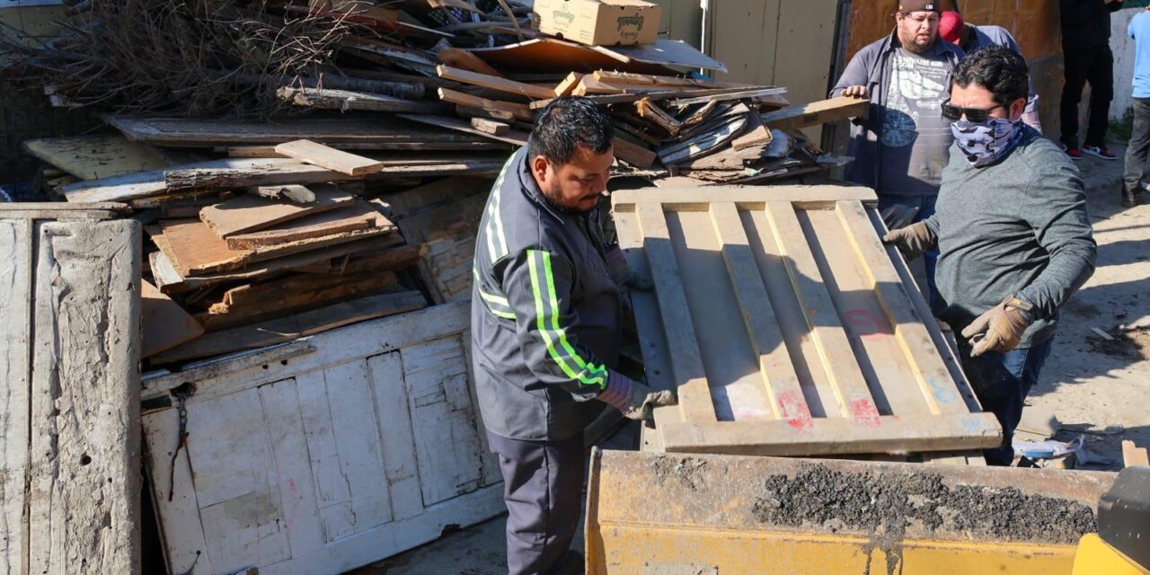 Recolecta Gobierno de Tijuana 40 toneladas de basura colonias de las delegaciones Otay Centenario y Sánchez Taboada