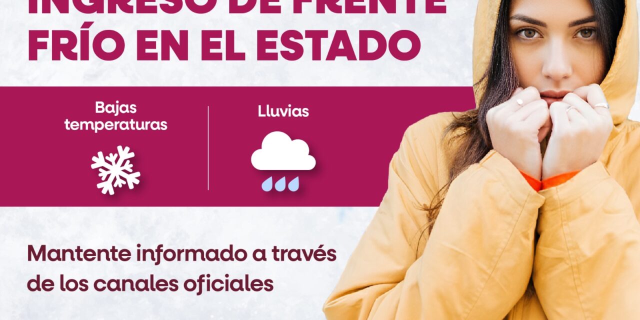 ALERTA PROTECCIÓN CIVIL BC POR INGRESO DEL FRENTE FRÍO
