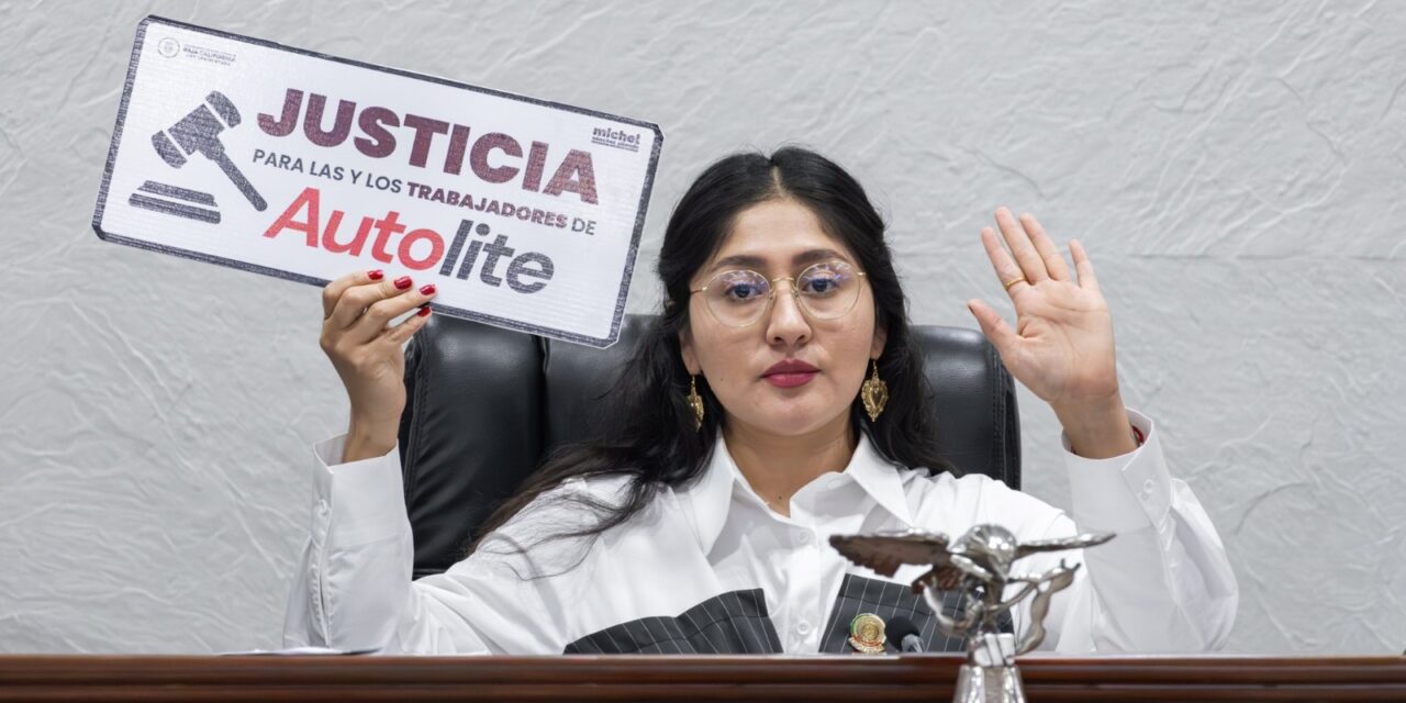 RECIBE MICHEL SÁNCHEZ A VÍCTIMAS LABORALES DE AUTOLITE Y REFRENDA EL IMPULSO A LEY ANTIGOLONDRINAS