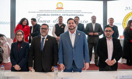 Refrenda Ismael Burgueño coordinación con Sindicato de Burócratas