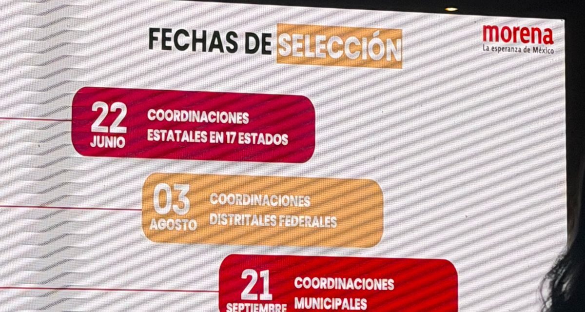 El 22 de Junio MORENA elegirá a sus 17 candidatos a la gubernatura; incluyendo BC y será en Encuesta