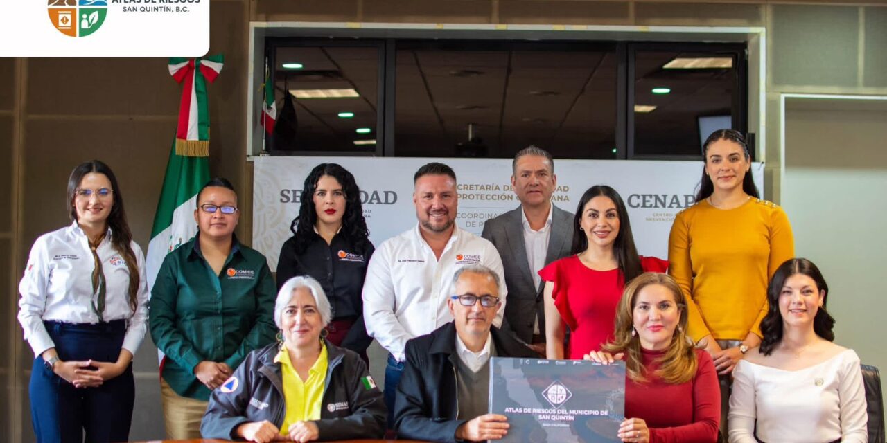 ATLAS DE RIESGOS DE SAN QUINTÍN DARÁ CERTIDUMBRE A LA INVERSIÓN: COMICE