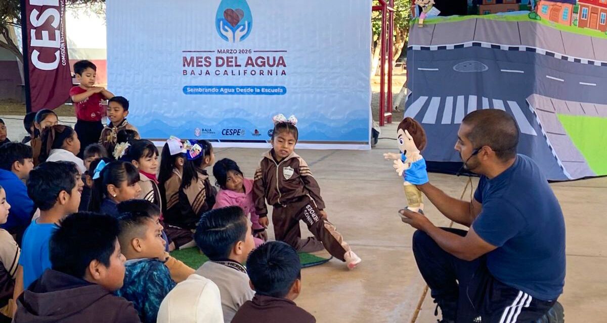NIÑAS Y NIÑOS DE SAN QUINTÍN SE SUMAN AL CUIDADO DEL AGUA