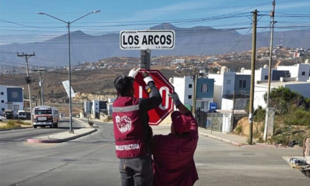 Impulsa Gobierno de Ensenada calles más seguras con señalización