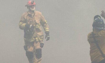 DESPUÉS DE 6 HORAS, BOMBEROS LOGRAN CONTROLAR INCENDIO EN YONQUE DE ENSENADA