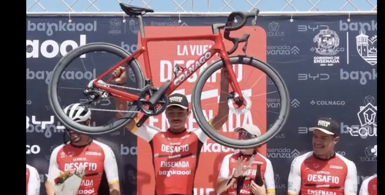 Desafío Ensenada by La Vuelta y patrocinadores rifan bicicleta COLNAGO entre participantes