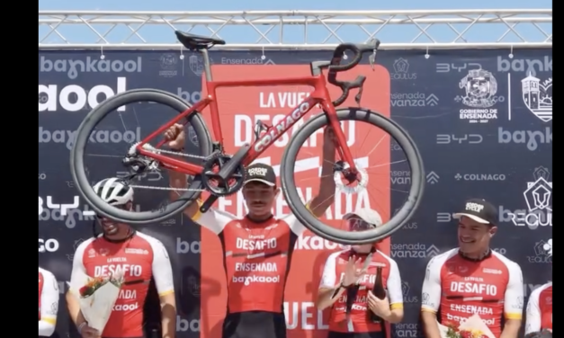 Desafío Ensenada by La Vuelta y patrocinadores rifan bicicleta COLNAGO entre participantes