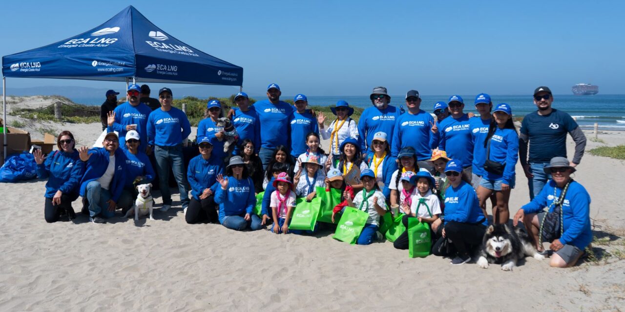 ECA LNG participa en jornada de limpieza de Playa