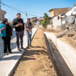 Inaugura Ismael Burgueño obra de drenaje pluvial en la colonia Valle Verde