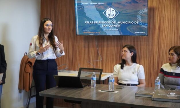 SE PRESENTA FORMALMENTE EL ATLAS DE RIESGOS DE SAN QUINTÍN