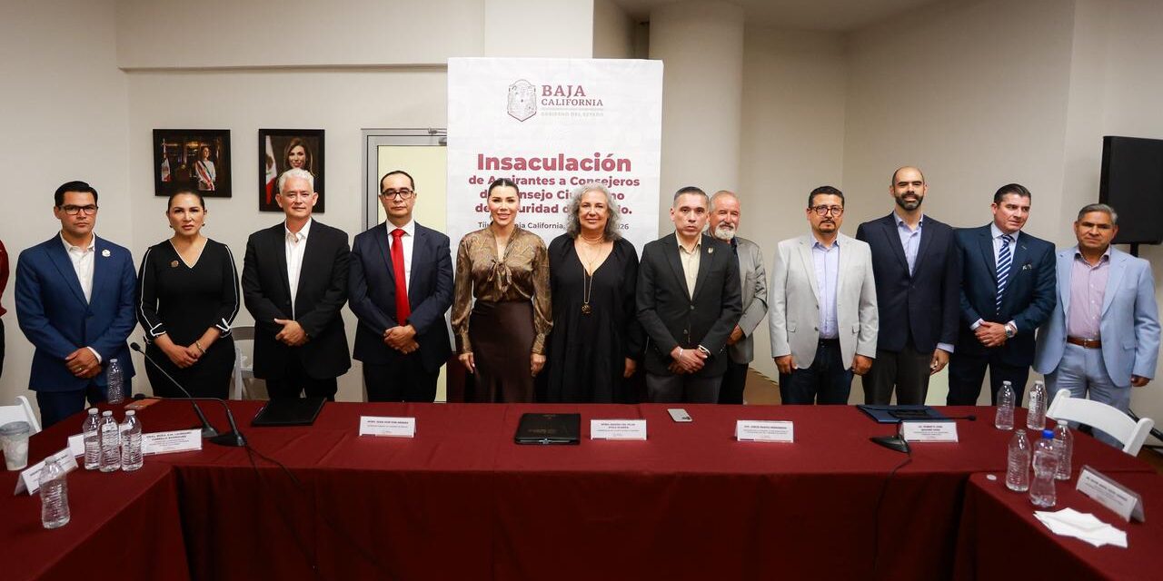 ENCABEZA GOBERNADORA MARINA DEL PILAR TOMA DE PROTESTA DE NUEVOS INTEGRANTES DEL NUEVO CONSEJO CIUDADANO DE SEGURIDAD DE BC