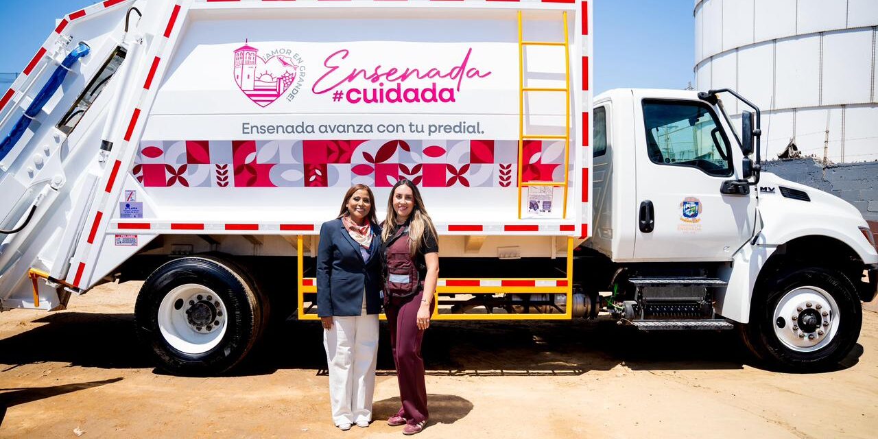 Claudia Agatón fortalece a Servicios Públicos con nuevo equipamiento para mejorar la limpieza de Ensenada