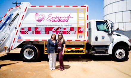 Claudia Agatón fortalece a Servicios Públicos con nuevo equipamiento para mejorar la limpieza de Ensenada