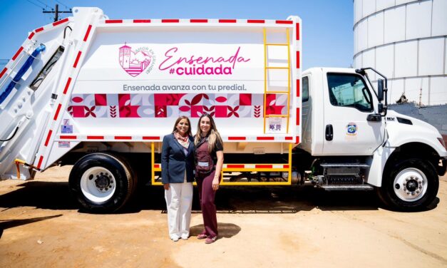 Claudia Agatón fortalece a Servicios Públicos con nuevo equipamiento para mejorar la limpieza de Ensenada