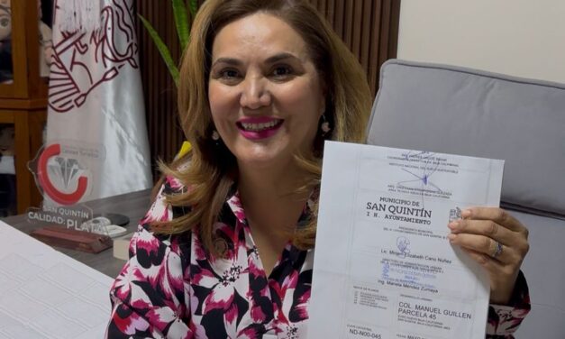 San Quintín recibe la mayor inversión pública de su historia: Miriam Cano Núñez