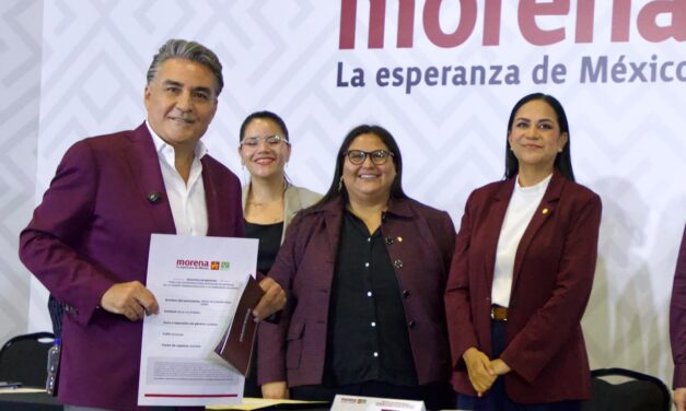 RUIZ URIBE OFICIALIZA SU REGISTRO COMO ASPIRANTE A LA COORDINACIÓN DE MORENA EN BAJA CALIFORNIA