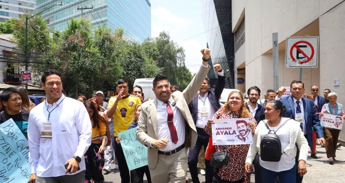 Se registra Armando Ayala como aspirante a Coordinador Estatal en Defensa de la Transformación en BC
