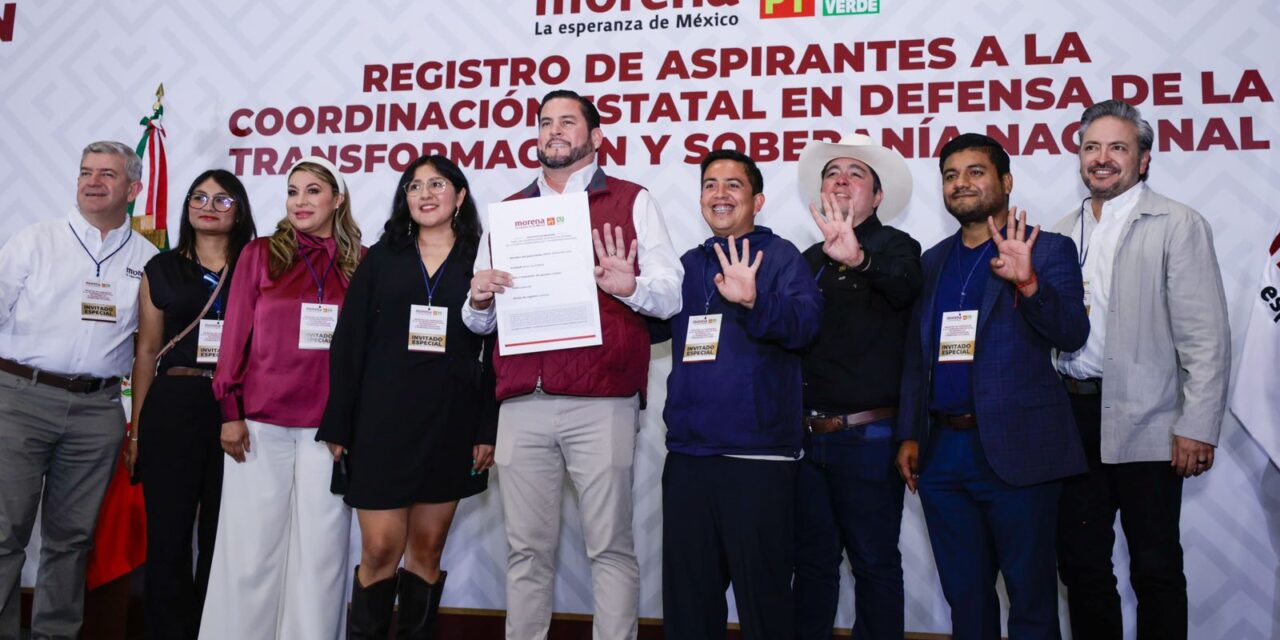SE REGISTRA ISMAEL BURGUEÑO EN EL PROCESO INTERNO DE MORENA; QUIERE SER EL PRÓXIMO GOBERNADOR