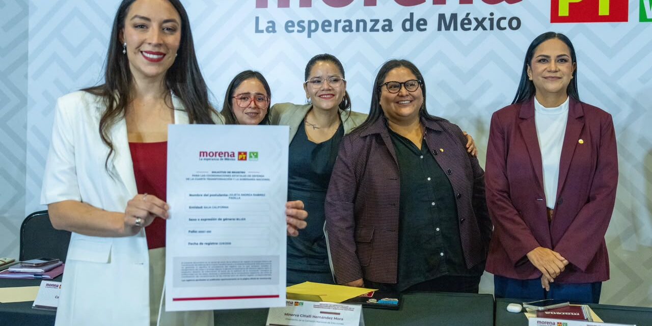 JULIETA RAMÍREZ VA POR LA COORDINACIÓN DE LA 4T EN BAJA CALIFORNIA