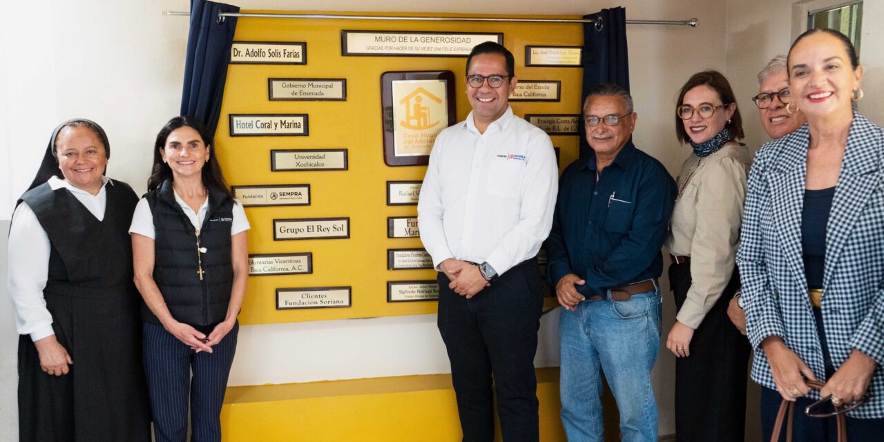 Fundación Sempra Infraestructura inicia mejoras de calefacción, aire acondicionado en la Casa Hogar del Anciano de Ensenada