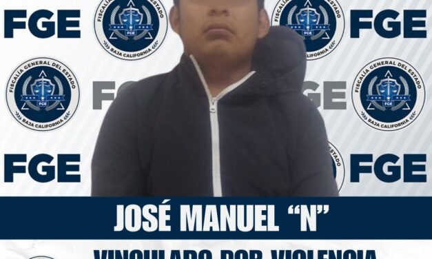 VINCULAN A PROCESO A IMPUTADO POR VIOLENCIA FAMILIAR EN SAN QUINTÍN