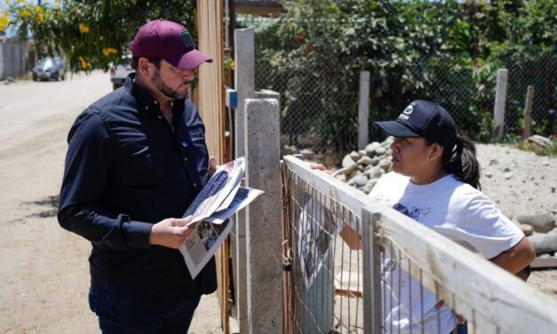 Ismael Burgueño fortalece en San Quintín la organización territorial de la Cuarta Transformación