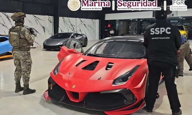 DECOMISA MARINA Y FUERZAS FEDERALES 15 CARROS DE ALTA GAMA EN YUCATÁN; CAE UN OPERADOR DE «LAVADO DE DINERO»