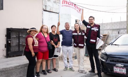 ESTE MOVIMIENTO NACIÓ CAMINANDO LAS CALLES: JULIETA RAMÍREZ CONTINÚA SUS RECORRIDOS CASA POR CASA